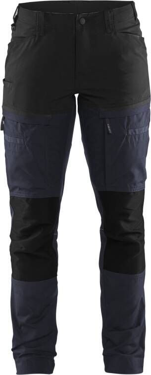 Blåkläder Servicewerkbroek met stretch voor dames 71661845 | Donker marineblauw Zwart | 7330509799901