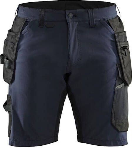 Blåkläder Short 4-weg stretch 15201645 | Donker marineblauw Zwart | 7330509826324