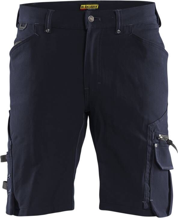 Blåkläder Short 4-weg stretch X1900 zonder spijkerzakken 19871644 | Donker marineblauw Zwart | 7330509688298