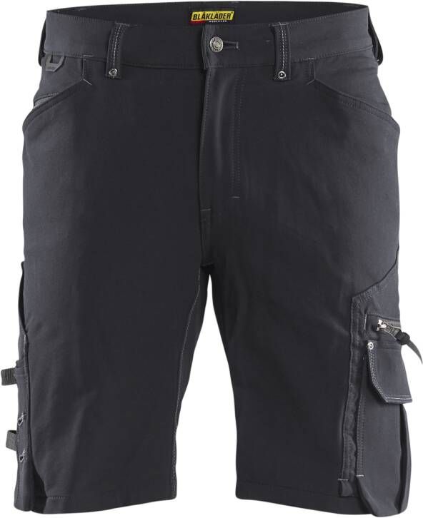 Blåkläder Short 4-weg stretch X1900 zonder spijkerzakken 19871644 | Donkergrijs Zwart | 7330509688403