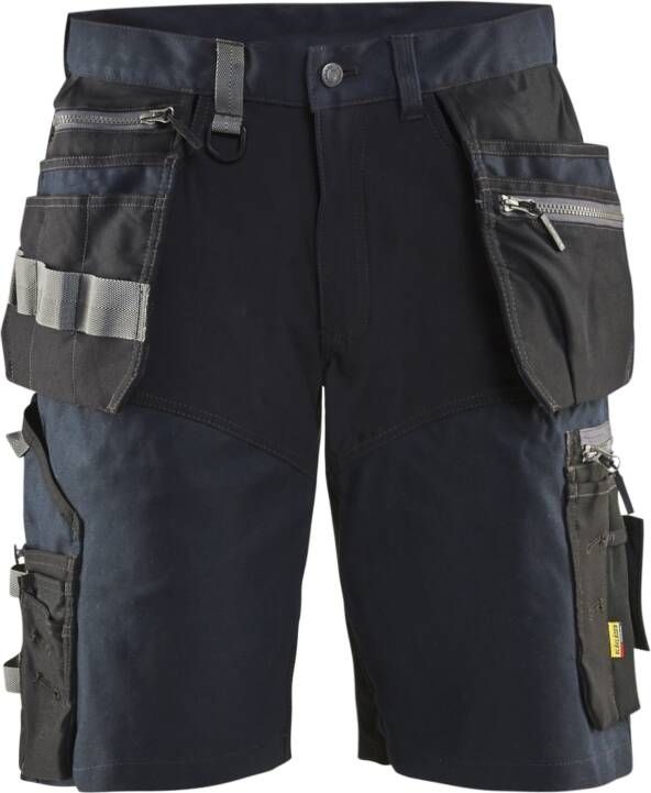 Blåkläder Short met stretch en spijkerzakken 15981343 | Donker marineblauw Zwart | 7330509722046