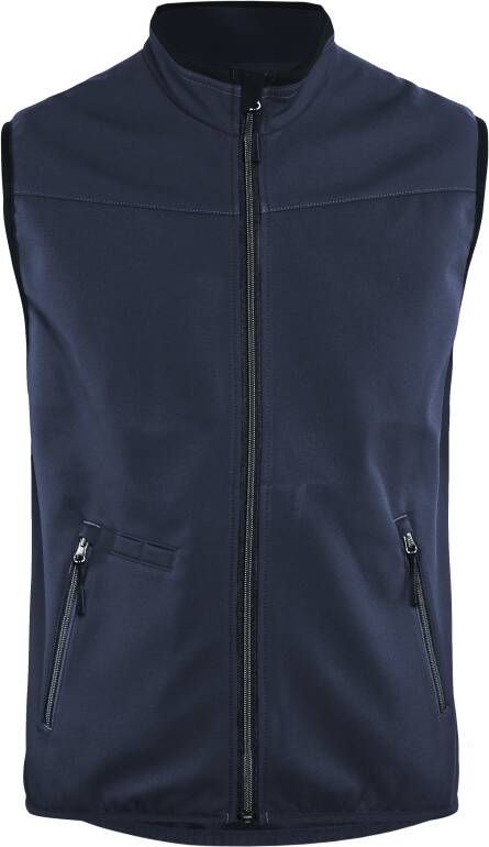 Blåkläder Softshell bodywarmer 38502516 | Donker marineblauw Zwart | Maat 3XL 7330509537640