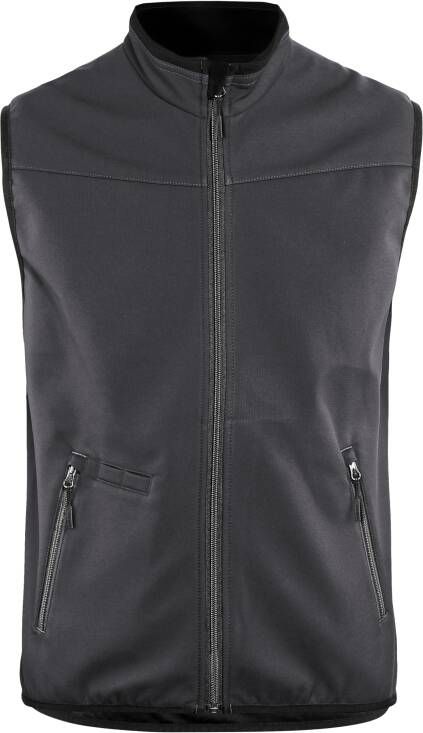Blåkläder Softshell bodywarmer 38502516 | Medium Grijs Zwart | Maat 4XL 7330509690376
