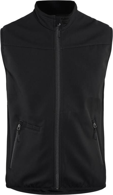 Blåkläder Softshell bodywarmer 38502516 | Zwart Donkergrijs | Maat 4XL 7330509556207