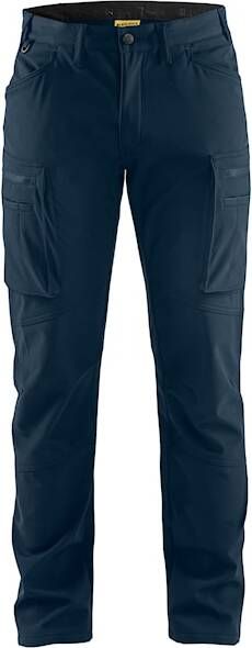 Blåkläder Softshell service werkbroek 14772513 | Donker marineblauw | 7330509808078
