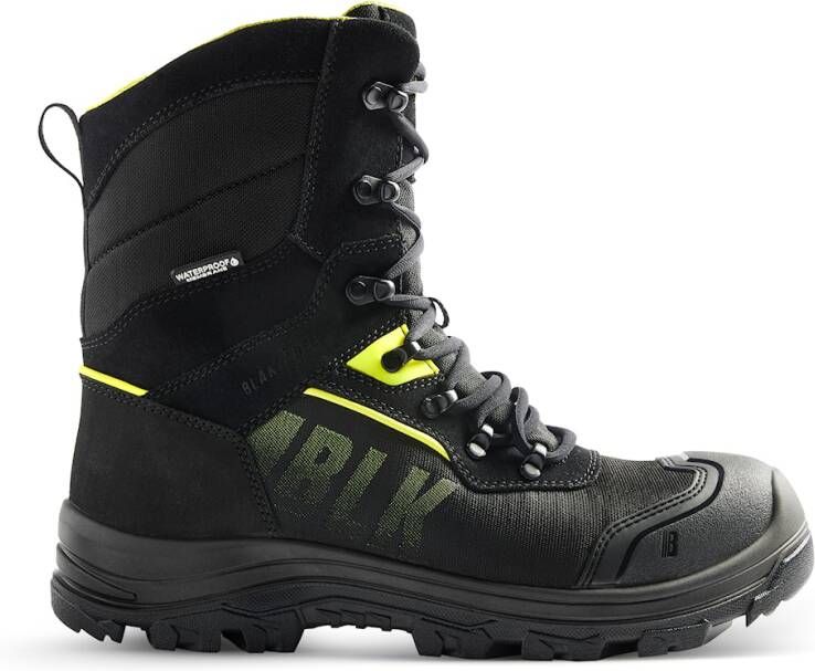 Blåkläder Storm Winterlaars S3 2490 | Zwart High Vis Geel | 7330509932216