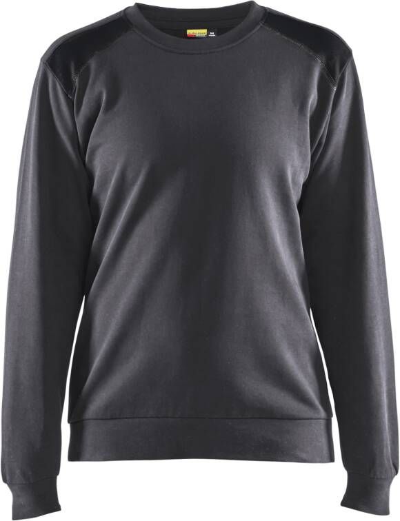 Blåkläder Sweatshirt bicolour Dames 34081158 | Medium Grijs Zwart | Maat 3XL 7330509814574