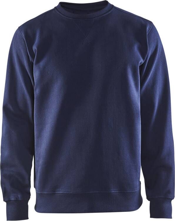 Blåkläder Sweatshirt Jersey ronde hals 33641048 | Marineblauw | Maat 3XL 7330509352519