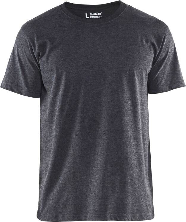 Blåkläder T-Shirt 35251053 | Zwart Mêlee | Maat 4XL 7330509601150
