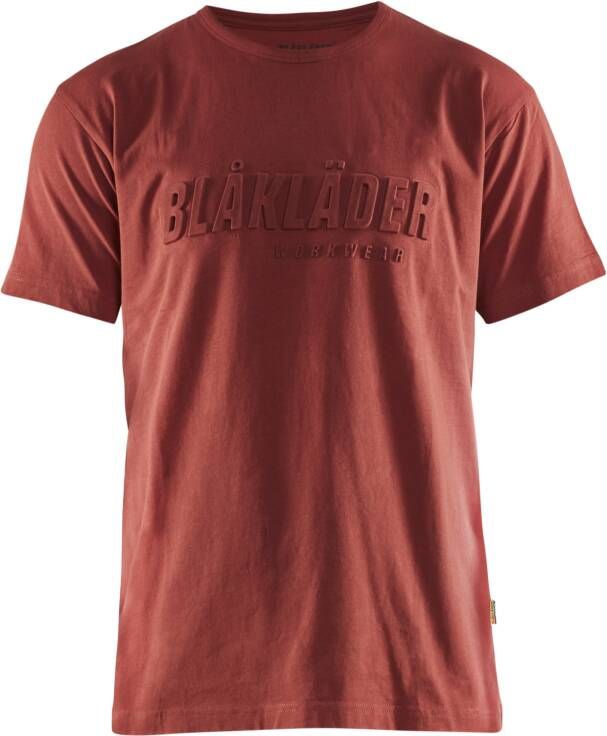 Blåkläder T-Shirt 3D 35311042 | Gebrand rood | Maat 4XL 7330509769614