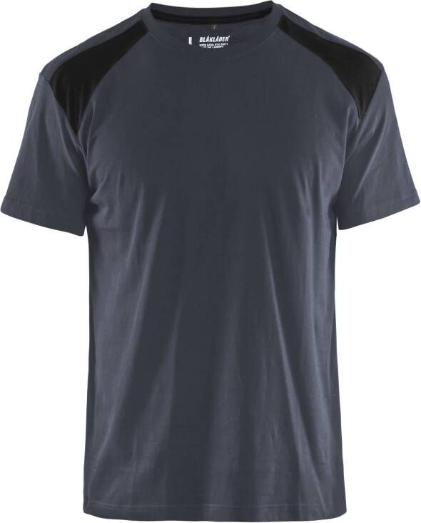 Blåkläder T-Shirt bicolour 33791042 | Donkergrijs Zwart | Maat 4XL 7330509604489