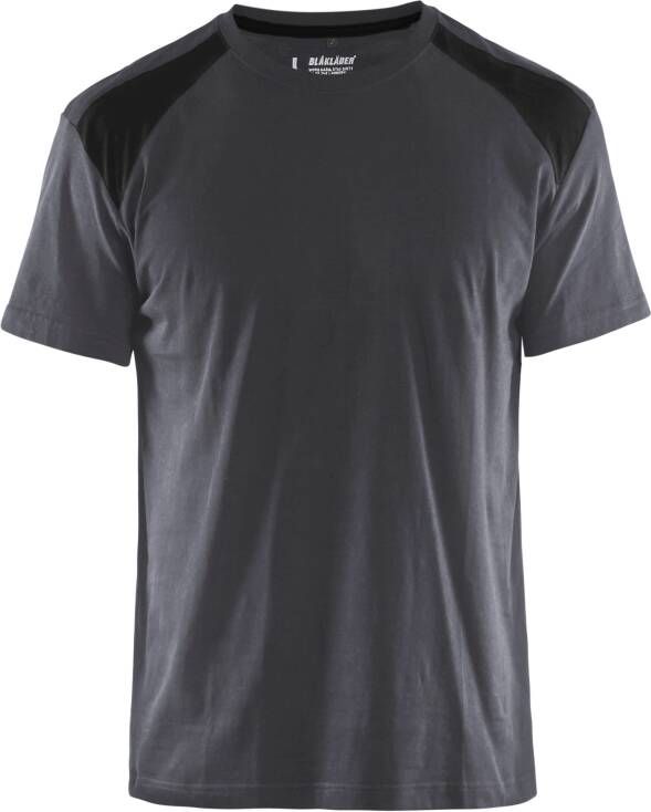 Blåkläder T-Shirt bicolour 33791042 | Medium Grijs Zwart | Maat 3XL 7330509684948