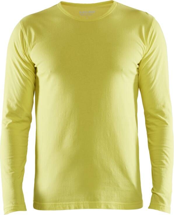 Blåkläder T-Shirt lange mouw 35001042 | High-Vis Geel | Maat 4XL 7330509814277