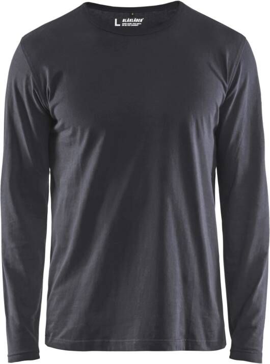 Blåkläder T-Shirt lange mouw 35001042 | Medium Grijs | Maat 3XL 7330509814420