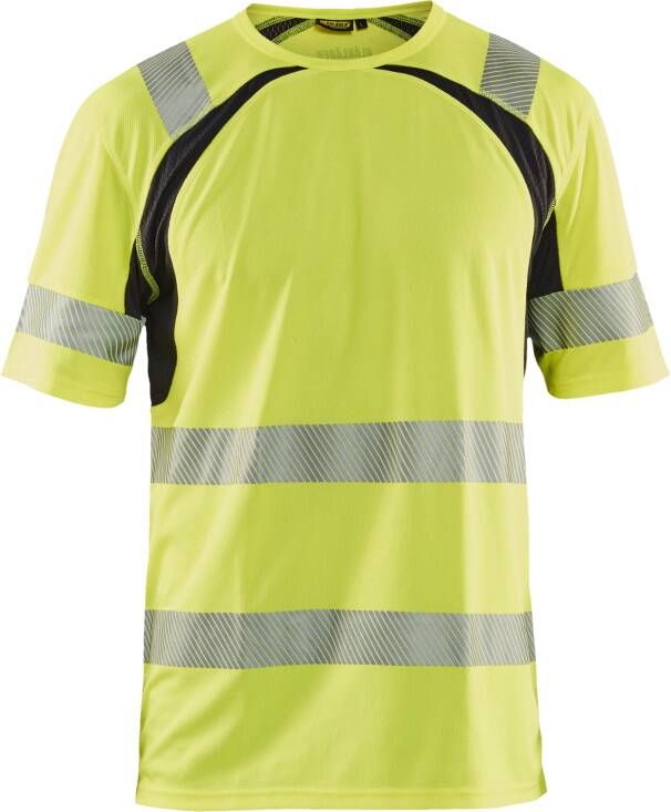 Blåkläder UV-T-Shirt High-Vis 33971013 | High-Vis Geel Zwart | Maat XXL 7330509655238