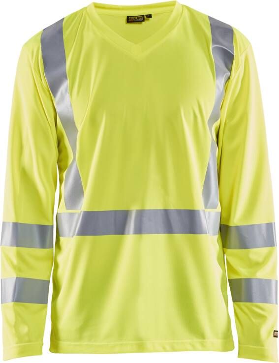 Blåkläder UV-T-Shirt lange mouw High-Vis 33831011 | High-Vis Geel | Maat 3XL 7330509379899