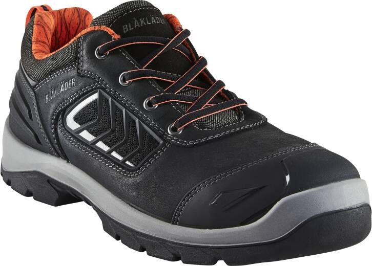 Blåkläder Veiligheidsschoen 2450 S3 Laag | Zwart Oranje | 00.183.004.36