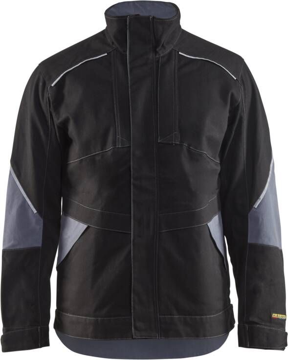Blåkläder Vlamvertragend jack 40611516 | Zwart Grijs | Maat 3XL 7330509546871
