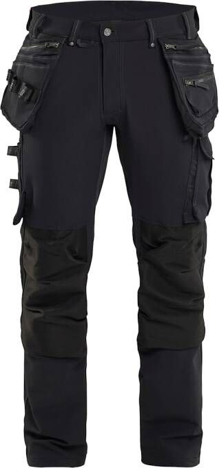 Blåkläder Werkbroek 4-weg stretch X1900 19981644 | Zwart | Maat C154 7330509657706
