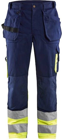 Blåkläder Werkbroek High-Vis 15291860 | Marine High-Vis Geel | 7330509288023