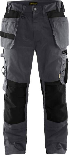 Blåkläder Werkbroek met spijkerzakken 15551860 | Medium Grijs Zwart | Maat C152 7330509752562