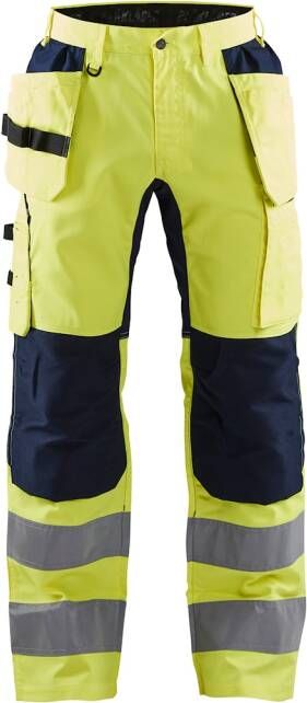 Blåkläder Werkbroek met stretch High-Vis 15521811 | High-Vis Geel Marineblauw | 7330509546109