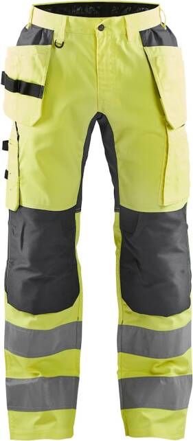 Blåkläder Werkbroek met stretch High-Vis 15521811 | High-Vis Geel Medium Grijs | 7330509773581