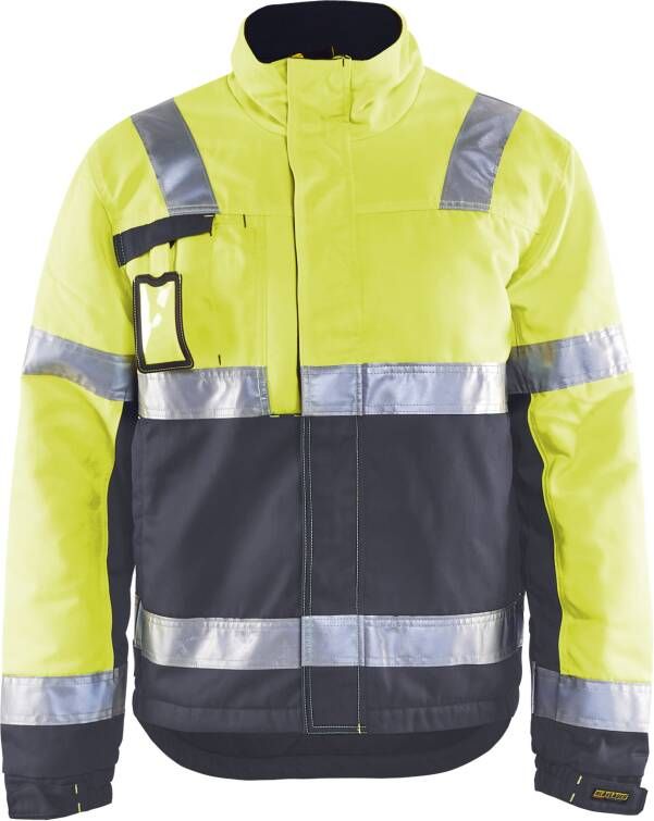 Blåkläder Winterjas High-Vis 48621811 | HIgh Vis Geel Medium Grijs | Maat XXL 7330509673867