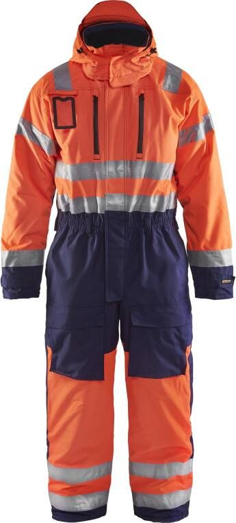 Blåkläder Winteroverall High-Vis 67631977 | High-Vis Oranje Marineblauw | 7330509253915