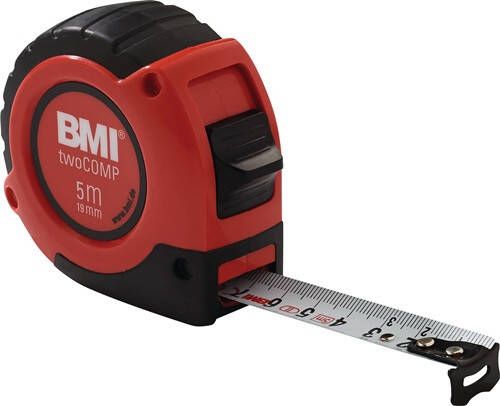 BMI Rolbandmaat | lengte 2 m | breedte 16 mm | EG II ABS automatic SB | 1 stuk 472241021