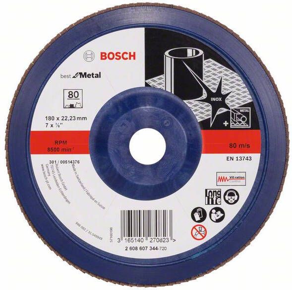 Bosch 1 Lamellenschijf 180 X571 Best for Metal recht kunststof 80