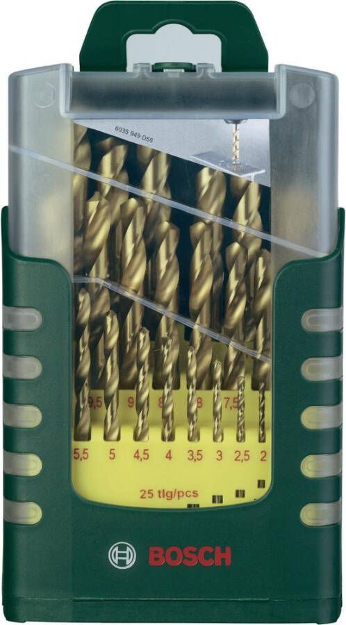 Bosch Accessoires 25-delige metalen boor set Titanium 2607017154