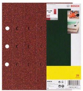 Bosch Accessoires 25-delige schuurbladenset 93 x 230 mm voor vlakschuurmachines korrel 120 2607017106