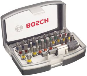 Bosch 31-delige schroefbitset in cassette | €12 95