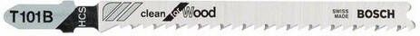 Bosch Accessoires 5x Clean voor hout decoupeerzaagblad T101B 2608630030