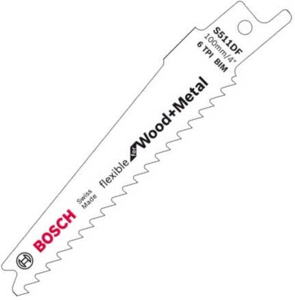 Bosch 5x Reciprozaagblad Flexible for Wood and Metal S511DF
