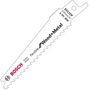 Bosch Accessoires 5x Reciprozaagblad Flexible for Wood and Metal S511DF 2608657723