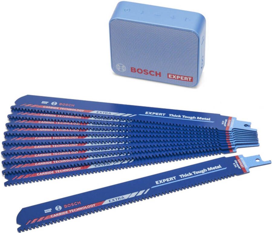 Bosch Accessoires 10 bladen S1155CHC + JBL Go luidspreker 0615997661 - Foto 1