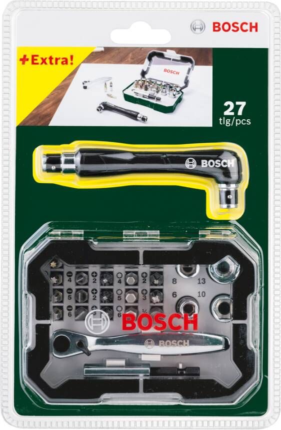 Bosch Accessoires 26-delige bit- en ratelset 2607017392