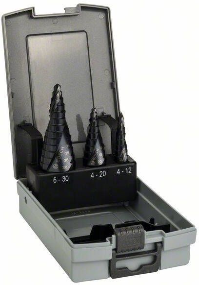 Bosch Accessoires 3-delige set trappenboren HSS-AlTiN 1st 2608588069