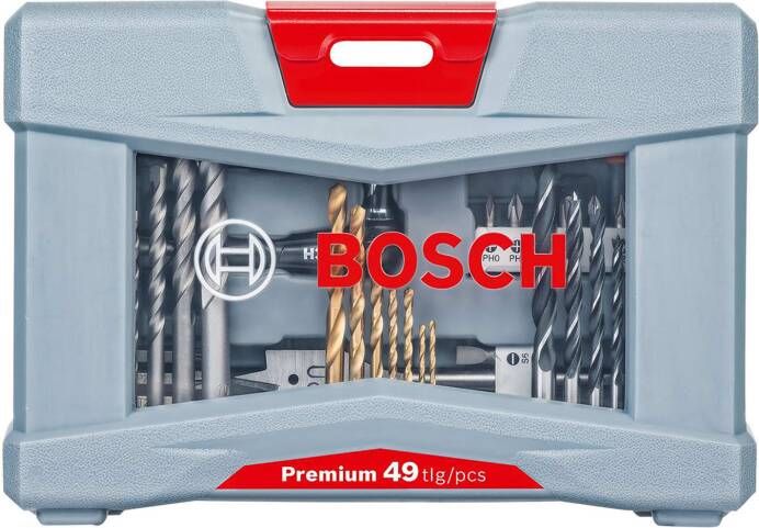 Bosch Accessoires 49-delige HSS-TiN Boren- en bitset PH PZ TX SL 2608P00233