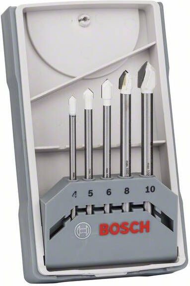 Bosch Accessoires 5-delige tegelborenset CYL-9 Ceramic 4 0; 5 0; 6 0; 8 0; 10 0 mm 5st 2608587169