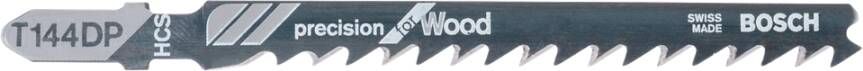 Bosch Accessoires 5x Precision voor hout decoupeerzaagblad T144DP 2608633A35
