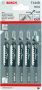 Bosch Accessoires 5x Speed voor hout decoupeerzaagblad T144D 2608630040 - Thumbnail 1