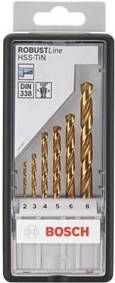Bosch Accessoires 6-delige HSS-Tin Metaalborenset | Robustline | 2607010530
