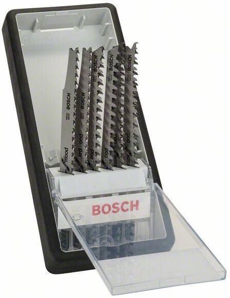 Bosch Accessoires 6-delige Robust Line decoupeerzaagbladenset Wood Expert T-schacht T 308 B; T 308 BF; T 301 BCP; T 234 X P 1st 2607010572