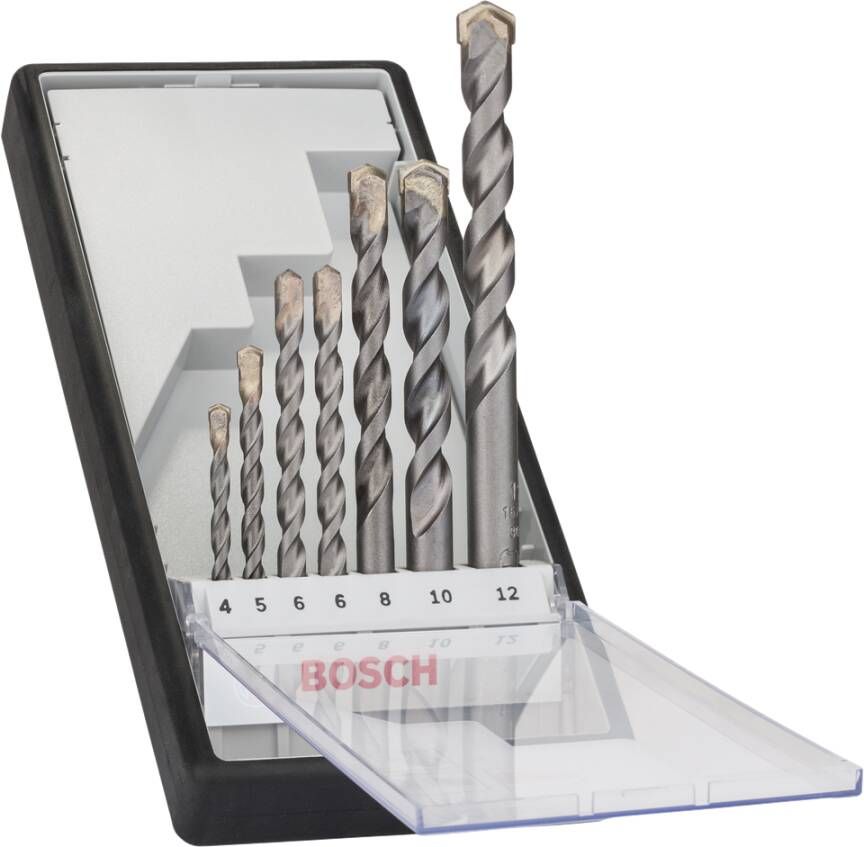 Bosch Accessoires 7-delige Silverpercussion Steenborenset 2607010545