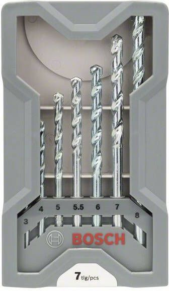 Bosch Accessoires 7-delige steenborenset CYL-1 3 4 5.5 6 7 8 7st 2607017035
