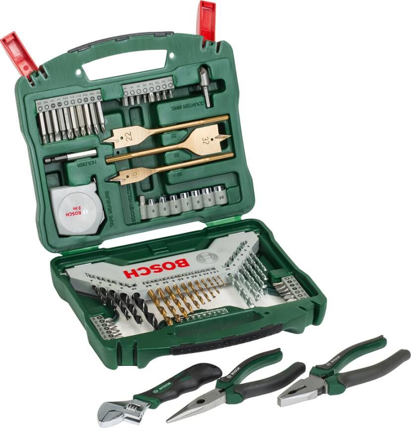 Bosch Accessoires 70-delige X-Line accessoirekoffer tangenset 2607017197