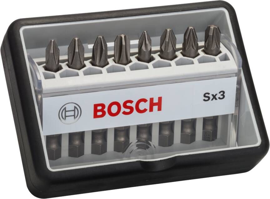 Bosch Accessoires 8-delige Robust Line bitset Sx Extra Hard (Ph Pz) 2607002558